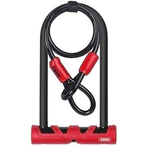 ABUS Ultimate 420 U-lock + USH holder + Cobra 10/120 security cable - Bike lock ABUS Ultimate 420 U-lock + USH holder + Cobra 10/120 security cable - Bike lock