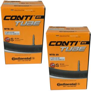 Continental 29" x 1.75-2.5 Mountain Bike Inner Tubes with 42mm Presta Valve (Pai Continental 29" x 1.75-2.5 Mountain Bike Inner Tubes with 42mm Presta Valve (Pai