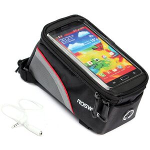 GreenZech (Red) 5.5inch Bike Phone Bag Rainproof Touch Screen Bicycle Front Frame Bag Cycl GreenZech (Red) 5.5inch Bike Phone Bag Rainproof Touch Screen Bicycle Front Frame Bag Cycl