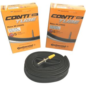 Continental Race 28 700 x 20-25c Road Bike Inner Tubes - Presta 42mm (Pack of 2) Continental Race 28 700 x 20-25c Road Bike Inner Tubes - Presta 42mm (Pack of 2)