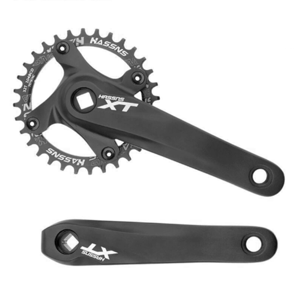 Unbranded Mountain Bike Crankset 32T 170MM Cranks with Square Tip Unbranded Mountain Bike Crankset 32T 170MM Cranks with Square Tip