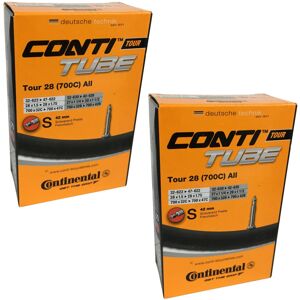 Continental Tour 28 700 x 32-47c Bike Inner Tubes - Presta 42mm Valve (Pair) Continental Tour 28 700 x 32-47c Bike Inner Tubes - Presta 42mm Valve (Pair)