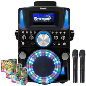 Mr Entertainer's Karaoke Collection (Wireless, 600 Songs) Groovebox Bluetooth CDG Karaoke Machine. Built in Screen & Mr Entertainer's Karaoke Collection (Wireless, 600 Songs) Groovebox Bluetooth CDG Karaoke Machine. Built in Screen &