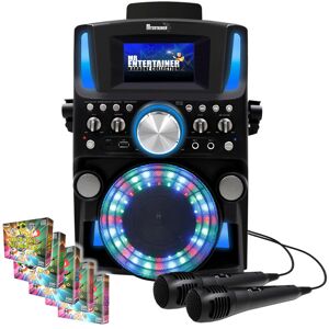 Mr Entertainer's Karaoke Collection (Wired, 1000 Songs) Groovebox Bluetooth CDG Karaoke Machine. Built in Screen & D Mr Entertainer's Karaoke Collection (Wired, 1000 Songs) Groovebox Bluetooth CDG Karaoke Machine. Built in Screen & D