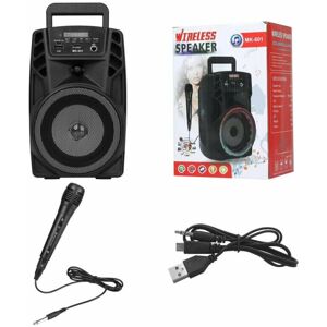 Unbranded Portable Karaoke Bluetooth Speaker with LED Mic, Ultra Loud Bass, 4+ Hours, 1800 Unbranded Portable Karaoke Bluetooth Speaker with LED Mic, Ultra Loud Bass, 4+ Hours, 1800