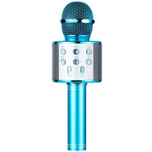 (Blue) winwin Wireless Bluetooth Karaoke Microphone for Kids Adult Singing with (Blue) winwin Wireless Bluetooth Karaoke Microphone for Kids Adult Singing with