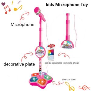 SKESRJTOP (pink) Karaoke Microphone with Stand - Brain-Training Educational Toy for Kids SKESRJTOP (pink) Karaoke Microphone with Stand - Brain-Training Educational Toy for Kids