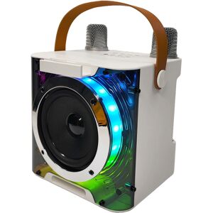 Unbranded Home Karaoke System: 2 Wireless Mics Speaker RGB Light Effects Unbranded Home Karaoke System: 2 Wireless Mics Speaker RGB Light Effects