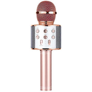 Unbranded Karaoke microphone with speaker and Bluetooth Rose gold Unbranded Karaoke microphone with speaker and Bluetooth Rose gold