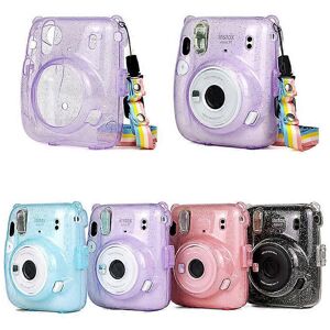 Unbranded (purple) For Instax Mini 11 Crystal Transparent Protective Case Cover Bag for Fu Unbranded (purple) For Instax Mini 11 Crystal Transparent Protective Case Cover Bag for Fu
