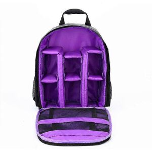 Unbranded (As show, One size) Camera Bag, PurpleCamera Backpack, Waterproof Photo Backpack Unbranded (As show, One size) Camera Bag, PurpleCamera Backpack, Waterproof Photo Backpack