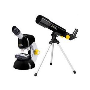 National Geographic Telescope & Microscope Set: 50mm Refractor (18-29x) & LED Mi National Geographic Telescope & Microscope Set: 50mm Refractor (18-29x) & LED Mi
