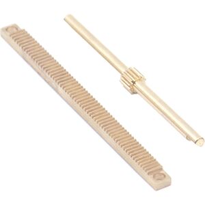 Jojomino Astronomical Telescope Focuser Rack Shaft Set 0.5M Full Brass DIY Jojomino Astronomical Telescope Focuser Rack Shaft Set 0.5M Full Brass DIY