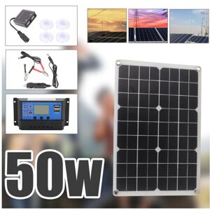 Unbranded 50w Flexible Solar Panel PV Photo-voltaic Boat Marine Caravan Unbranded 50w Flexible Solar Panel PV Photo-voltaic Boat Marine Caravan