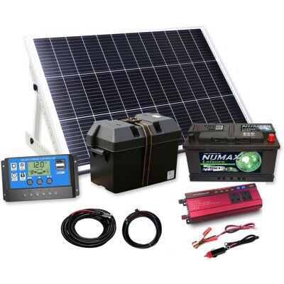 Lowenergie 150/1000w Solar Panel Electricity Generator Kit Charge Control Battery Inverter Lowenergie 150/1000w Solar Panel Electricity Generator Kit Charge Control Battery Inverter