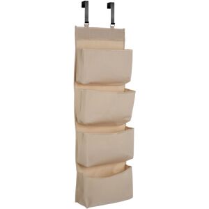 Premier Housewares Cream Over Door Organiser Hanging Door Storage Bag Premier Housewares Cream Over Door Organiser Hanging Door Storage Bag