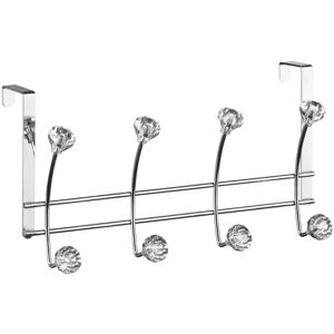 Premier Housewares 8 Hook Over Door Hanger with Diamantes - Chrome Premier Housewares 8 Hook Over Door Hanger with Diamantes - Chrome