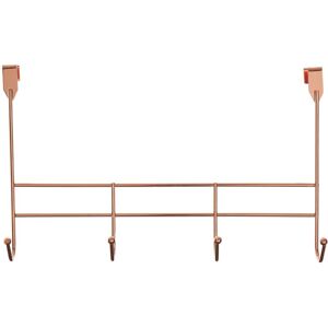 Premier Housewares Rose Gold 4-Hook Over Door Hanger Rose Gold Over Door Hooks Premier Housewares Rose Gold 4-Hook Over Door Hanger Rose Gold Over Door Hooks