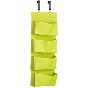 Premier Housewares 4-Tier Over Door Hanging Organiser - Lime Green Premier Housewares 4-Tier Over Door Hanging Organiser - Lime Green
