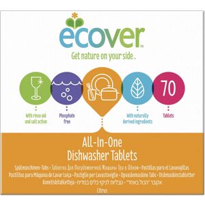 Ecover All in One Dishwasher Tablets - 70 Tablets Ecover All in One Dishwasher Tablets - 70 Tablets