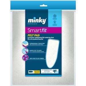 Minky Smartfit Felt Pad, fits boards up to 125 x 45cm, White Minky Smartfit Felt Pad, fits boards up to 125 x 45cm, White