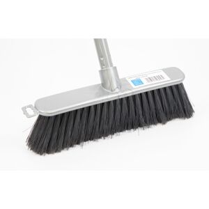 The Dustpan & Brush Store Silver Indoor Soft Sweeping Brush Head and Handle Kitchen Broom Floor Sweeper The Dustpan & Brush Store Silver Indoor Soft Sweeping Brush Head and Handle Kitchen Broom Floor Sweeper