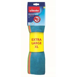 Vileda 138553 Multi-Purpose Microfibre Cleaning Cloths Economy Pack of 4 Vileda 138553 Multi-Purpose Microfibre Cleaning Cloths Economy Pack of 4