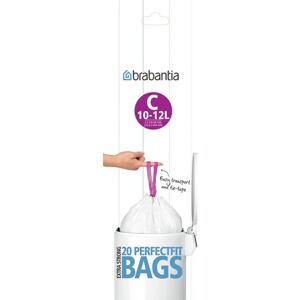 Brabantia Bin Liners, Size C, 10-12 L - 20 Bags Brabantia Bin Liners, Size C, 10-12 L - 20 Bags