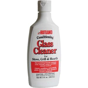 Rutland 84 HEARTH & GRILL CONDITIONING GLASS CLEANER 8 oz. Rutland 84 HEARTH & GRILL CONDITIONING GLASS CLEANER 8 oz.