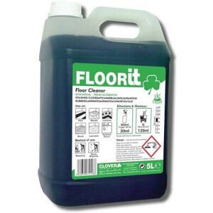 Clover Chemicals CLOVER FLOORIT NEUTRAL FLOOR CLEANER 5L Clover Chemicals CLOVER FLOORIT NEUTRAL FLOOR CLEANER 5L