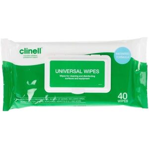 Clinell Universal 40 Wipes For Cleaning And Disinfecting Hands Surface And Equip Clinell Universal 40 Wipes For Cleaning And Disinfecting Hands Surface And Equip
