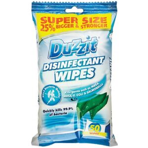 Duzzit Disinfectant Wipes 50pc per pack kills 99.9% bacteria and germs Duzzit Disinfectant Wipes 50pc per pack kills 99.9% bacteria and germs