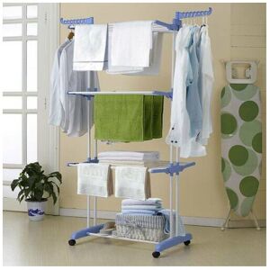 Unbranded Foldable Extra-Large 3 Tier Clothes Airer & Laundry Dryer Unbranded Foldable Extra-Large 3 Tier Clothes Airer & Laundry Dryer