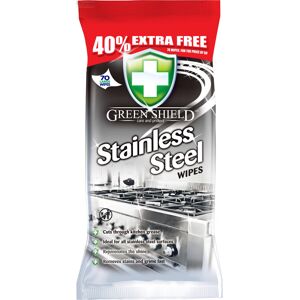 Green Shield Stainless Steel Wipes 70 Pack Green Shield Stainless Steel Wipes 70 Pack