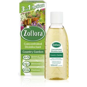 (COUNTRY GARDEN , 120ML - Pack of 3) Zoflora 3 in 1 Antibacterial Disinfectant X (COUNTRY GARDEN , 120ML - Pack of 3) Zoflora 3 in 1 Antibacterial Disinfectant X
