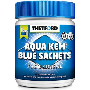 Thetford 30262AJ Aqua Kem Blue Toilet Sachets, Blue, 450 g (15 x 30 g) Thetford 30262AJ Aqua Kem Blue Toilet Sachets, Blue, 450 g (15 x 30 g)