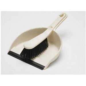 Addis Dustpan and Stiff Brush Set, Linen Cream Addis Dustpan and Stiff Brush Set, Linen Cream