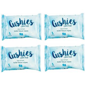Cushies 4x Ultra Soft Flushable Toilet Tissue Wipes, Gentle pH-Balanced, Alcohol Cushies 4x Ultra Soft Flushable Toilet Tissue Wipes, Gentle pH-Balanced, Alcohol