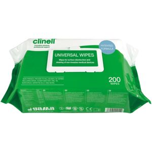Clinell Universal Sanitising Wipes, Pack of 200 x 6 Packs Clinell Universal Sanitising Wipes, Pack of 200 x 6 Packs