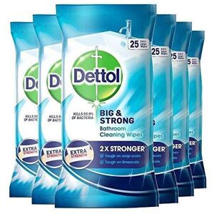 Dettol - Big Wipes - Bathroom - 6 Packs - Wipes Dettol - Big Wipes - Bathroom - 6 Packs - Wipes