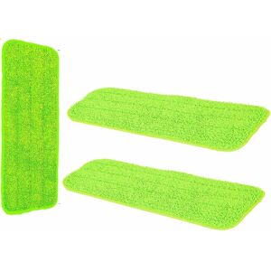The Dustpan & Brush Store 103220 Microfibre Spray Mop Replacement Pads - Pack of 3, 42cm x 14cm, Reusable, The Dustpan & Brush Store 103220 Microfibre Spray Mop Replacement Pads - Pack of 3, 42cm x 14cm, Reusable,