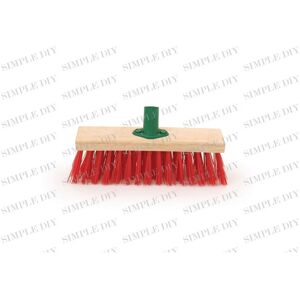 The Dustpan & Brush Store Heavy Duty Outdoor Sweeping Brush Yard Broom Stiff PVC Head with Support Bracket The Dustpan & Brush Store Heavy Duty Outdoor Sweeping Brush Yard Broom Stiff PVC Head with Support Bracket