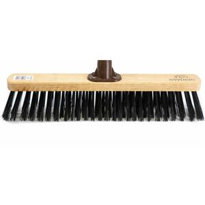 The Dustpan & Brush Store Newman and Cole 18" Stiff Synthetic Hard Poly Bristle Outdoor Brush Broom Head The Dustpan & Brush Store Newman and Cole 18" Stiff Synthetic Hard Poly Bristle Outdoor Brush Broom Head