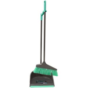Unbranded Long Handle Dustpan and Bristle Brush Set Unbranded Long Handle Dustpan and Bristle Brush Set