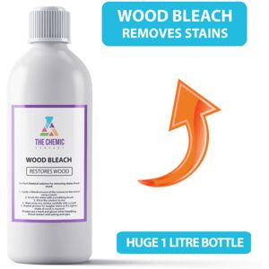 The Chemic Company (x2 1 litre bottles) Wood Bleach Bleacher For Removing Stains and Cleaning Wood The Chemic Company (x2 1 litre bottles) Wood Bleach Bleacher For Removing Stains and Cleaning Wood