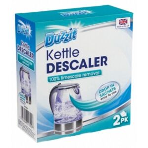 DUZZIT Drop-In Kettle Descaler 2 Pack - 100% Limescale Removal, UK Made, 10-Min DUZZIT Drop-In Kettle Descaler 2 Pack - 100% Limescale Removal, UK Made, 10-Min