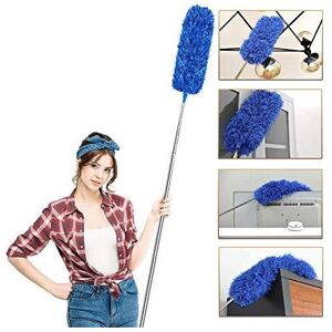 Kelursien Feather Duster Extendable with Stainless Steel Extension Pole, 100 Inches Extra Kelursien Feather Duster Extendable with Stainless Steel Extension Pole, 100 Inches Extra