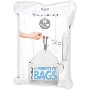 Brabantia Bin Liners, Size H, 30 Bags Brabantia Bin Liners, Size H, 30 Bags