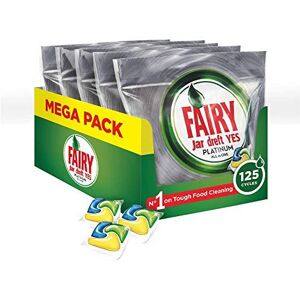 Fairy Platinum Dishwasher Tablets Bulk Lemon, 125 Tablets Fairy Platinum Dishwasher Tablets Bulk Lemon, 125 Tablets