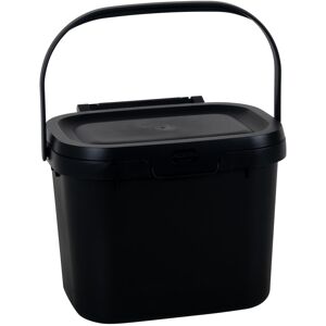 Addis New Compost Caddy Black – 4.5L, Clip-Lock Lid with Stay-Open, Carry Handle Addis New Compost Caddy Black – 4.5L, Clip-Lock Lid with Stay-Open, Carry Handle
